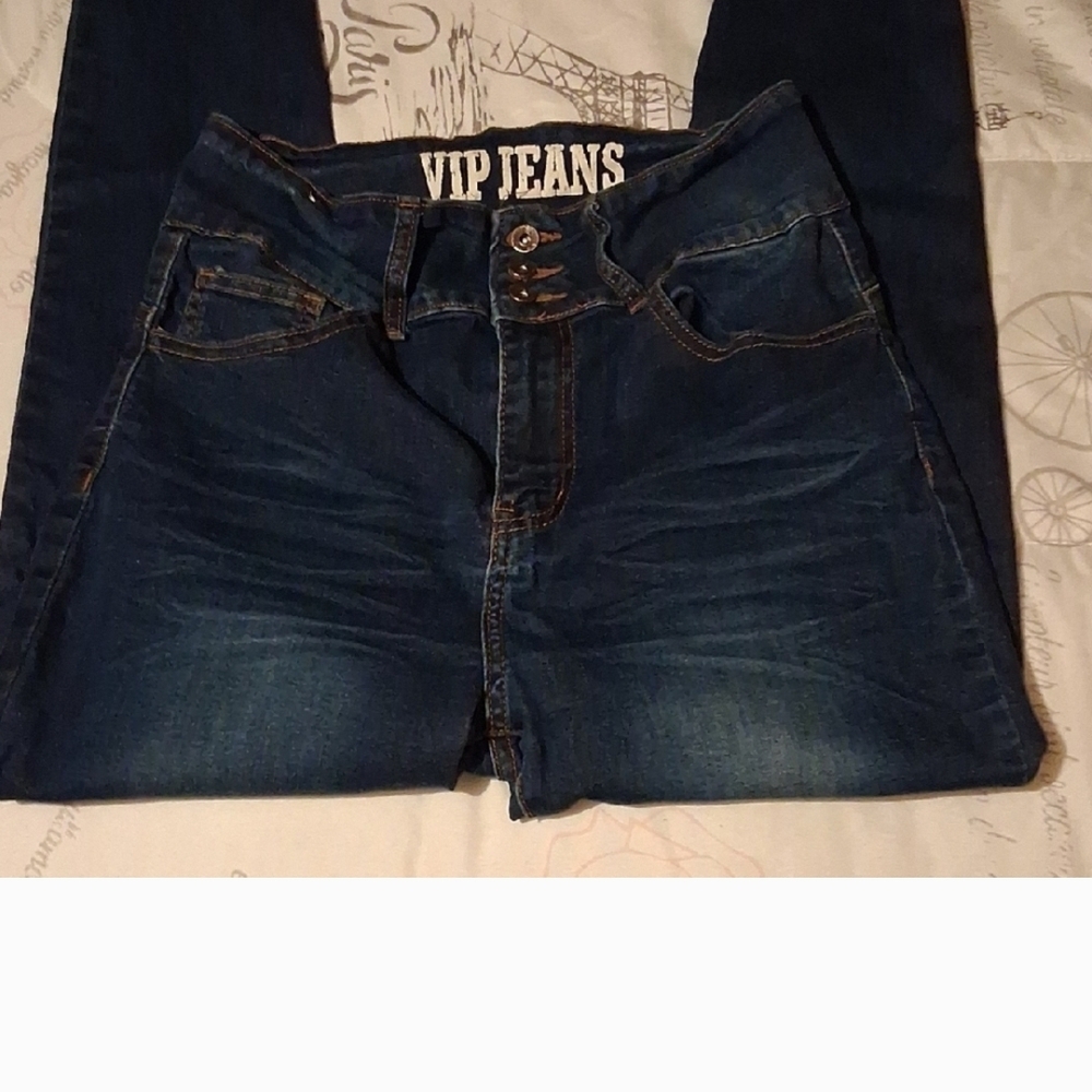 **VIP**High Rise Blue Jeans